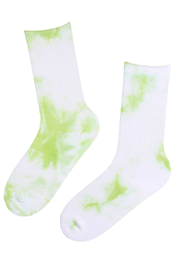 TIEDYE green cotton socks | BestSockDrawer.com