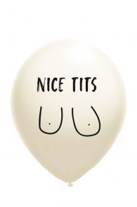 NICE TITS balloon | BestSockDrawer.com