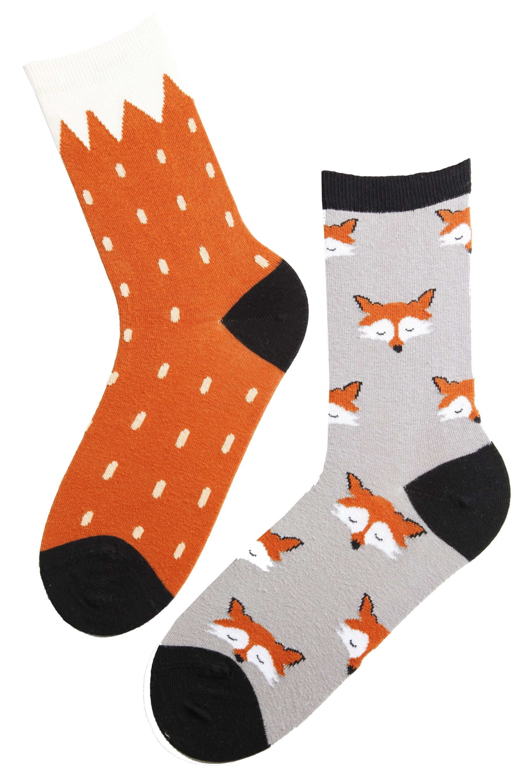 Foxes Orange Mens Novelty Ankle Socks Adult One Size 